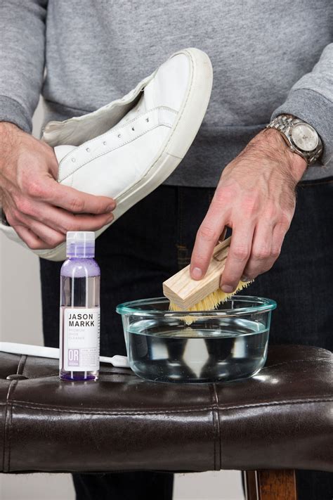 how to clean white fake leather shoes